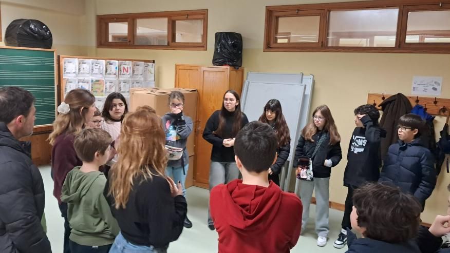  Alunos da Escola B&aacute;sica de Perafita ligados ao voluntariado