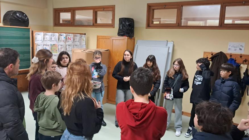  Alunos da Escola B&aacute;sica de Perafita ligados ao voluntariado